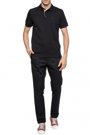 Logo-embroidered polo, zdjęcie 2 Logo-embroidered polo od Burberry